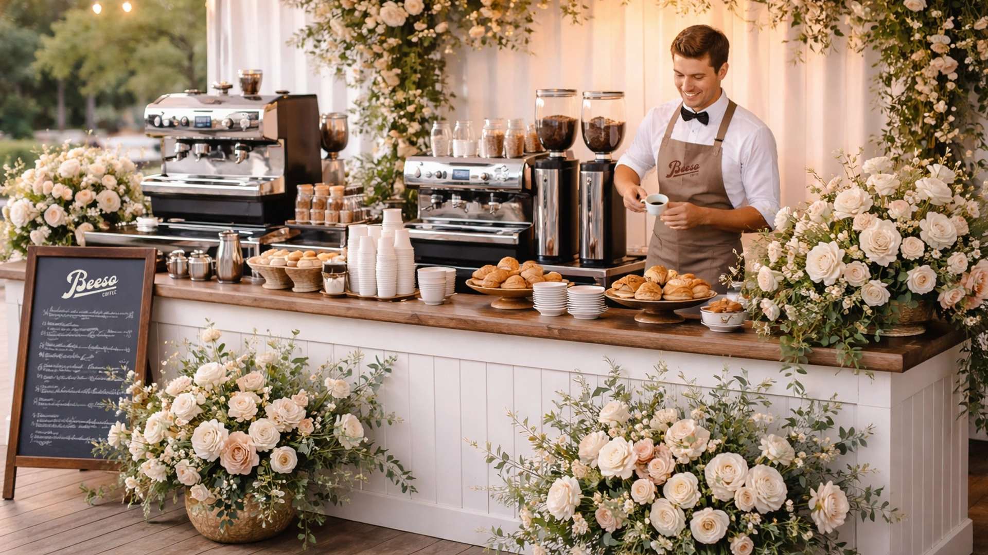 Coffee Bar For Wedding Catering In Dallas