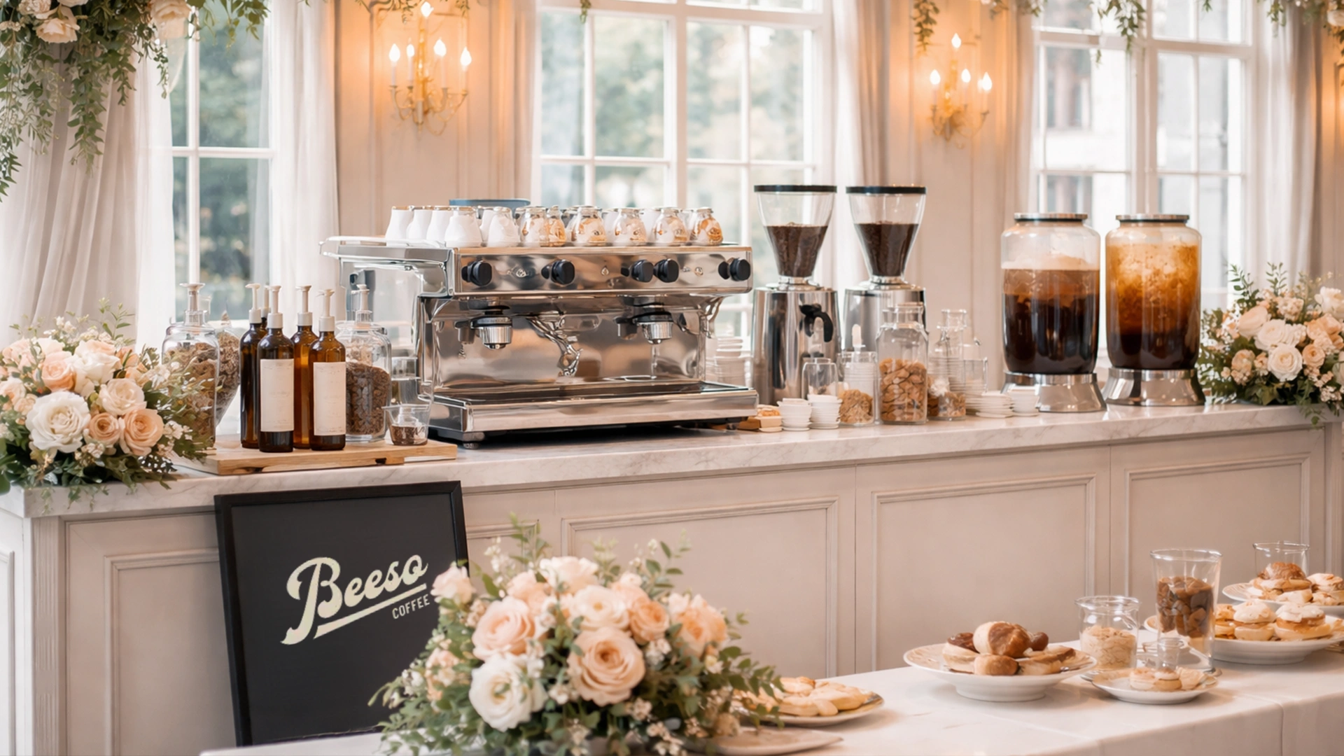 Coffee Bar For Wedding Catering