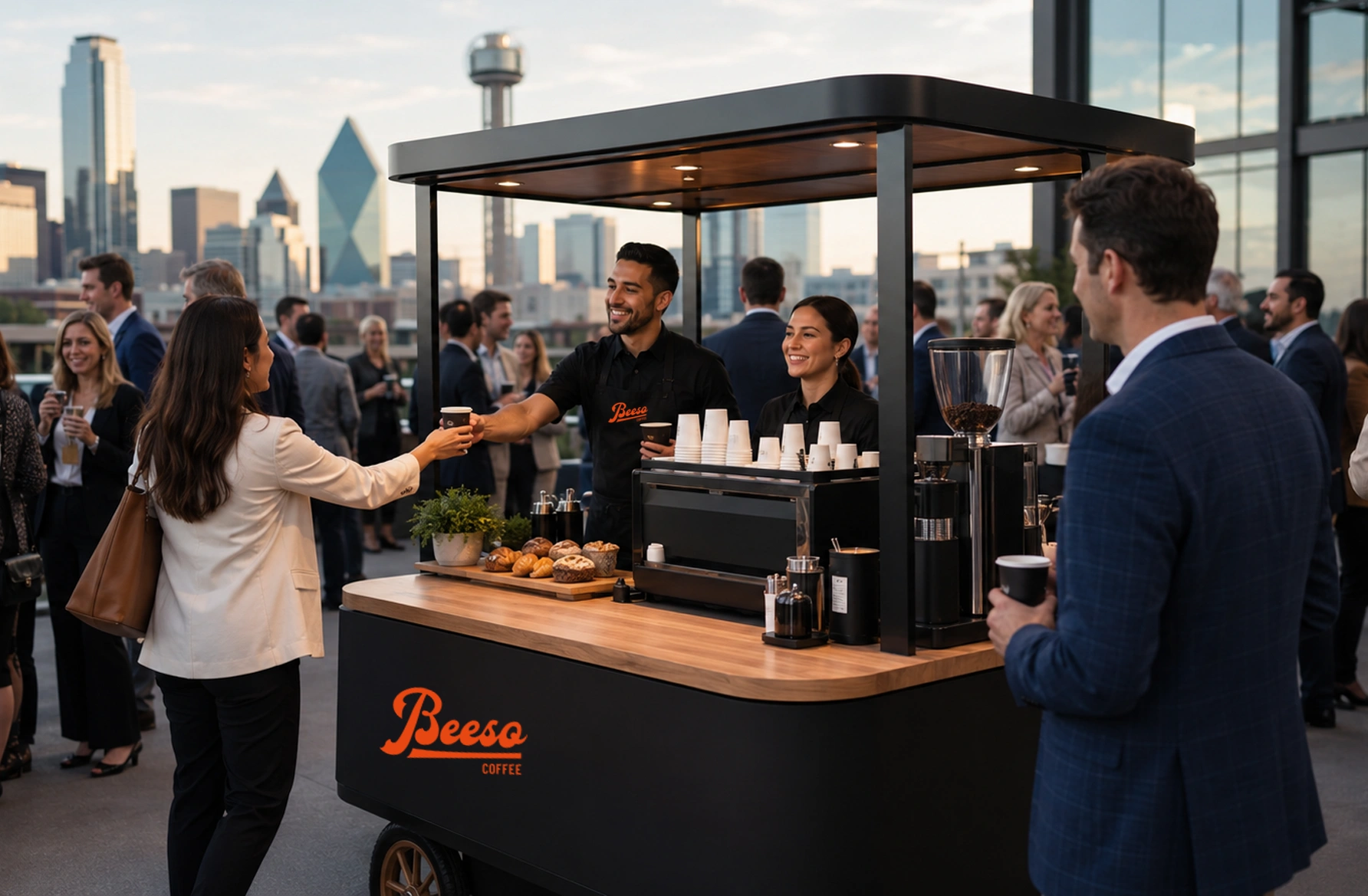 Custom Coffee Cart in Dallas