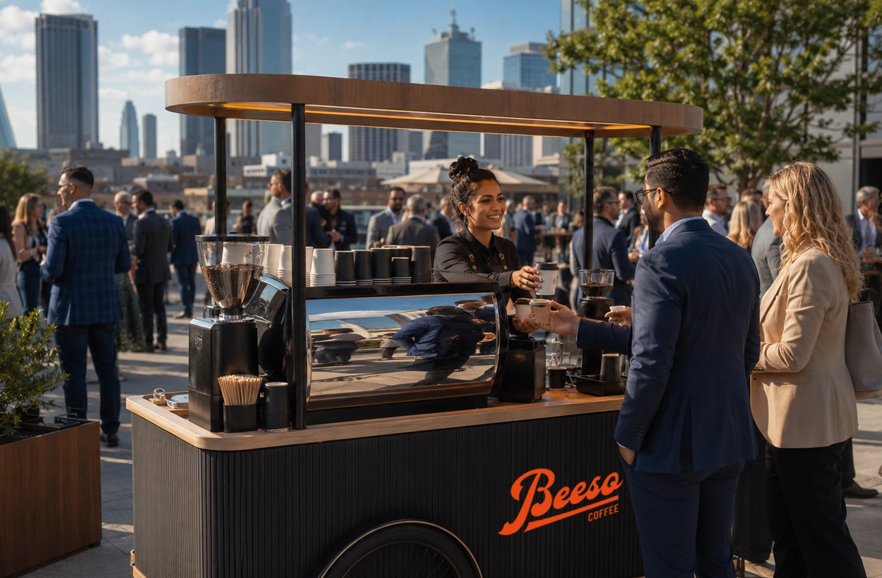 Custom Coffee Cart