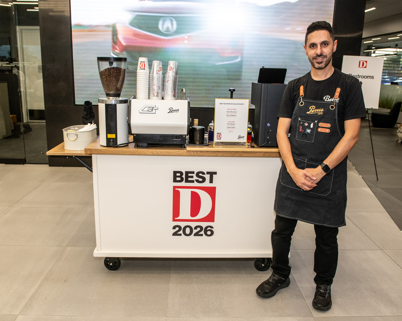 Custom Mobile Coffee Bar in Dallas